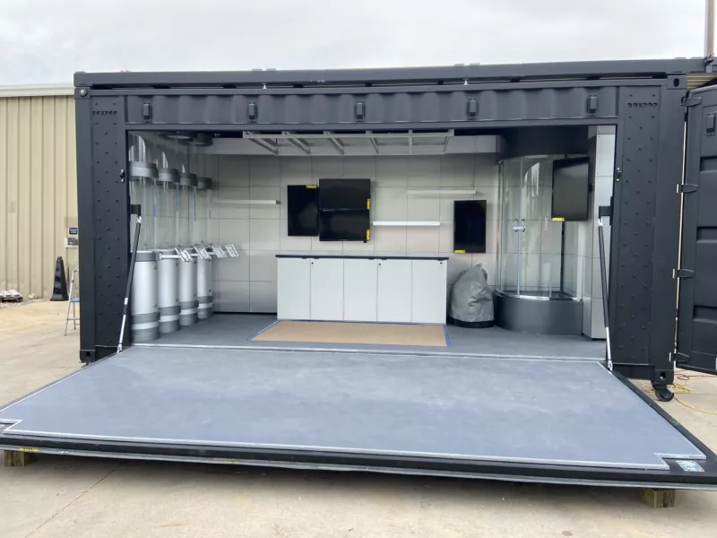 Mobile Showroom Shipping Container | Mobile Shipping Container Space