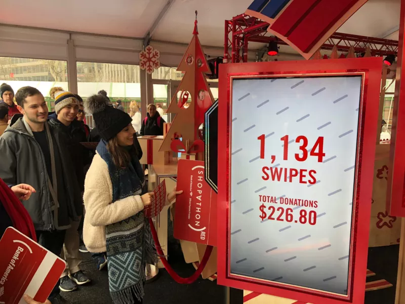 Octagon Bank of America Product RED Rube Goldberg Machine | Custom Event Space