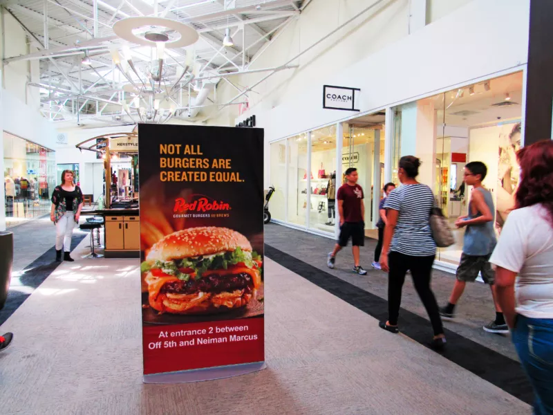 Infinity Banner Frames | Borderless Mall Standee