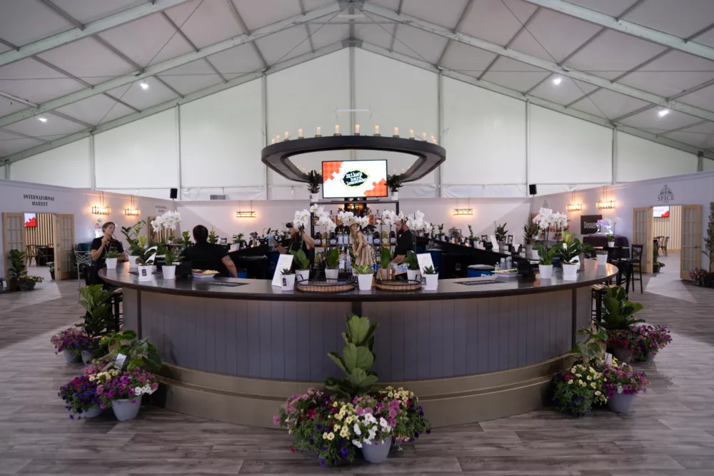 Custom Wooden Bar for Events | Meijer LPGA Showdown