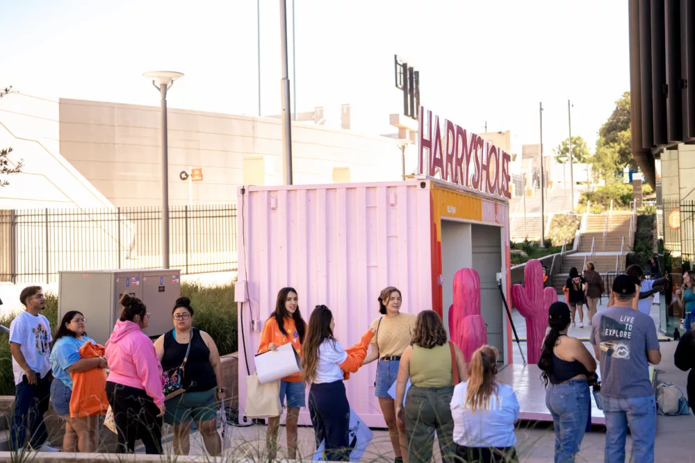Harry Styles Moody Center Event Activation | Custom Shipping Container