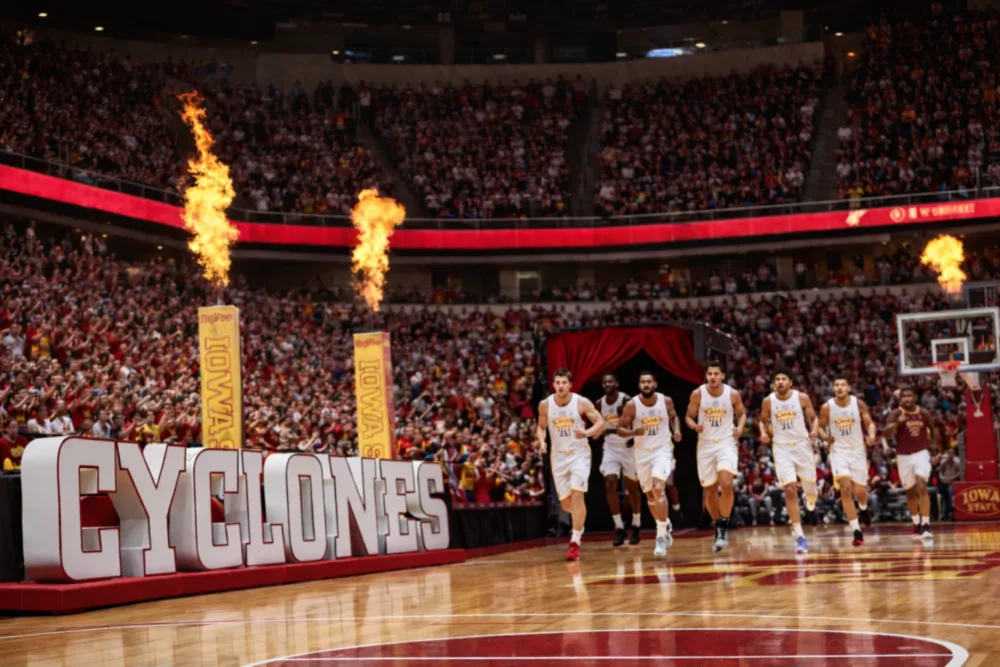 Iowa State Player Entrance