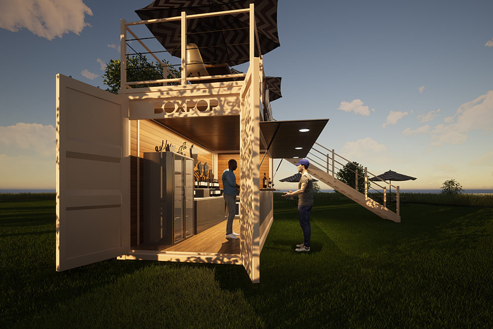 BoxPop Winery Render