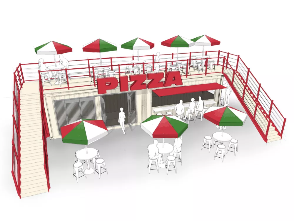 Boxpop Retail Ideas | Portable Pizza Restaurant