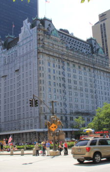 The Plaza Hotel Mesh Scaffolding Wrap