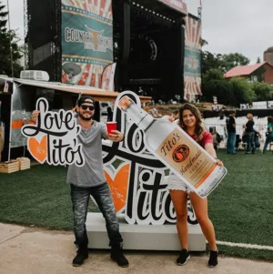 Custom 3-D Foam Sculptures for Sponsorship Products at a Music Festival