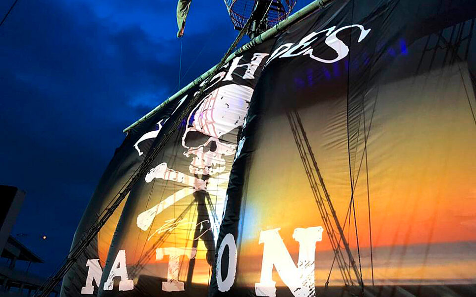 Kenny Chesney "Pirate Nation" Flag