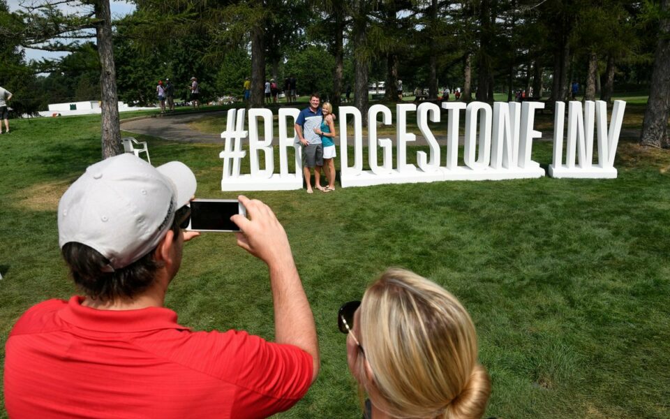 Bridgestone Invitational Foam3D Selfie Sign | Large Foam Letters