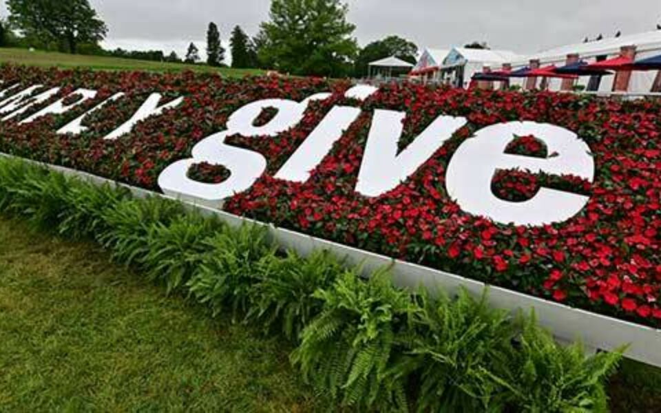 Meijer LPGA | Lawn Sign with Flowers