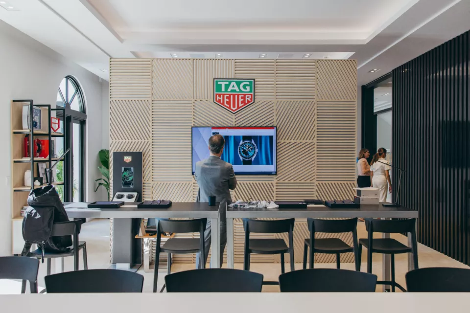 Slat Wall Display | Wooden Partition