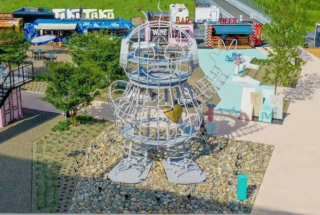 Overhead View of Pod Park | Shipping Container Market