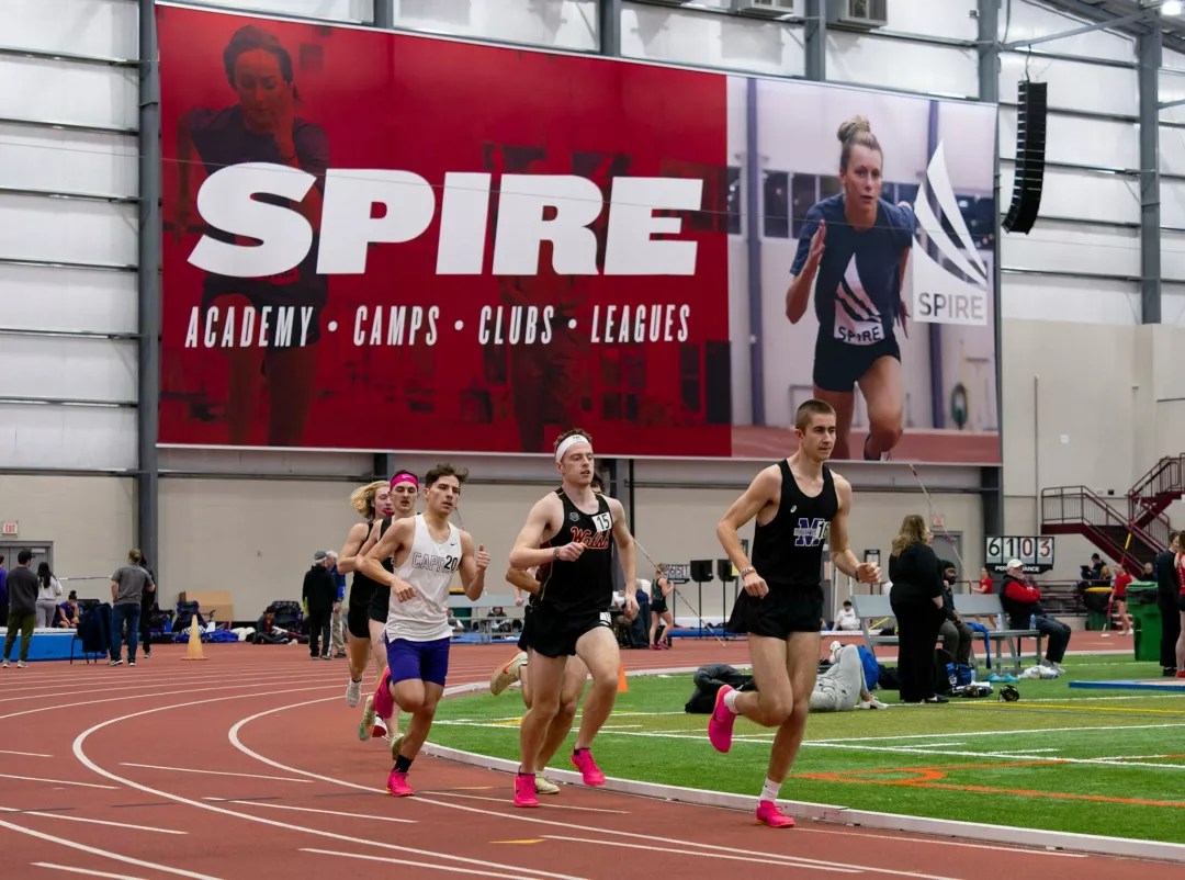 Large Banner for Indoor Track and Field | Large Format Indoor Banner