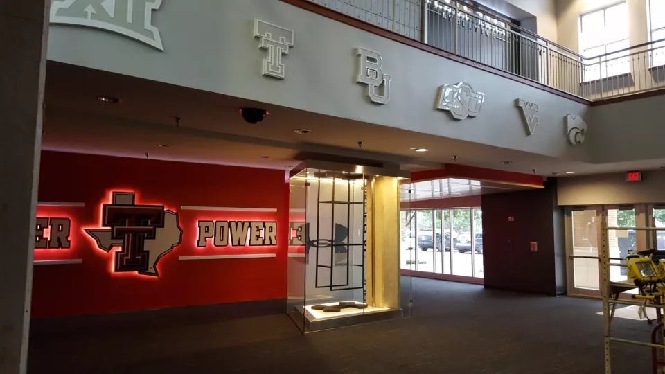 Texas Tech Dimensional Signage | 3D Wall Mounted Signage