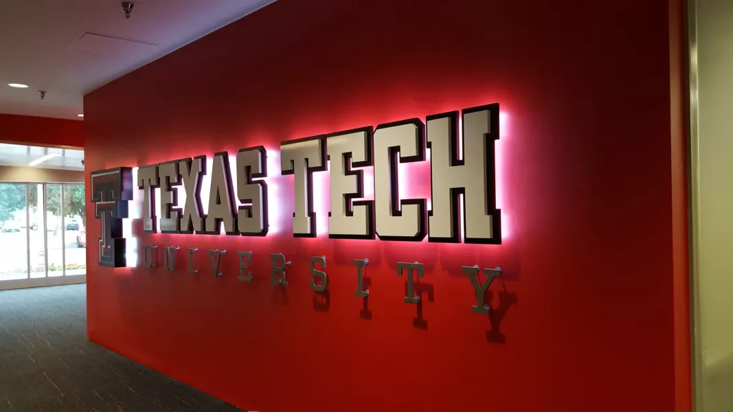 Texas Tech Lit Signs | University Wall Decor