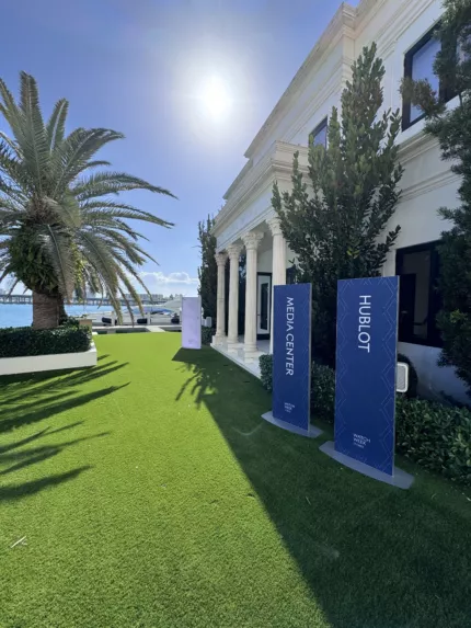 LVMH Outdoor Standee | SEG Banner with Infinity Frame