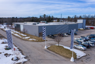 Britten HQ | Branded Flags and Building Wraps