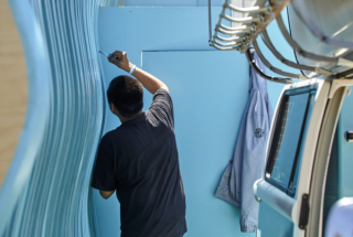 BoxPop Shipping Container Interior | Pop-Up Shop Fabrication