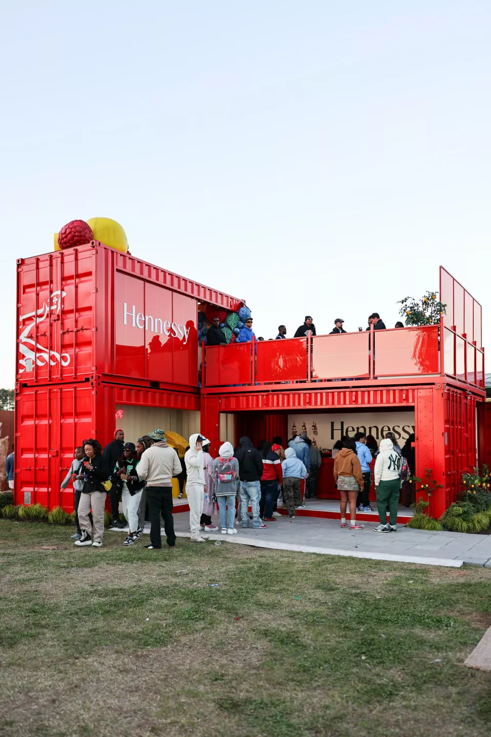 Hennessy Event Activation | Container Bar with Rooftop Deck
