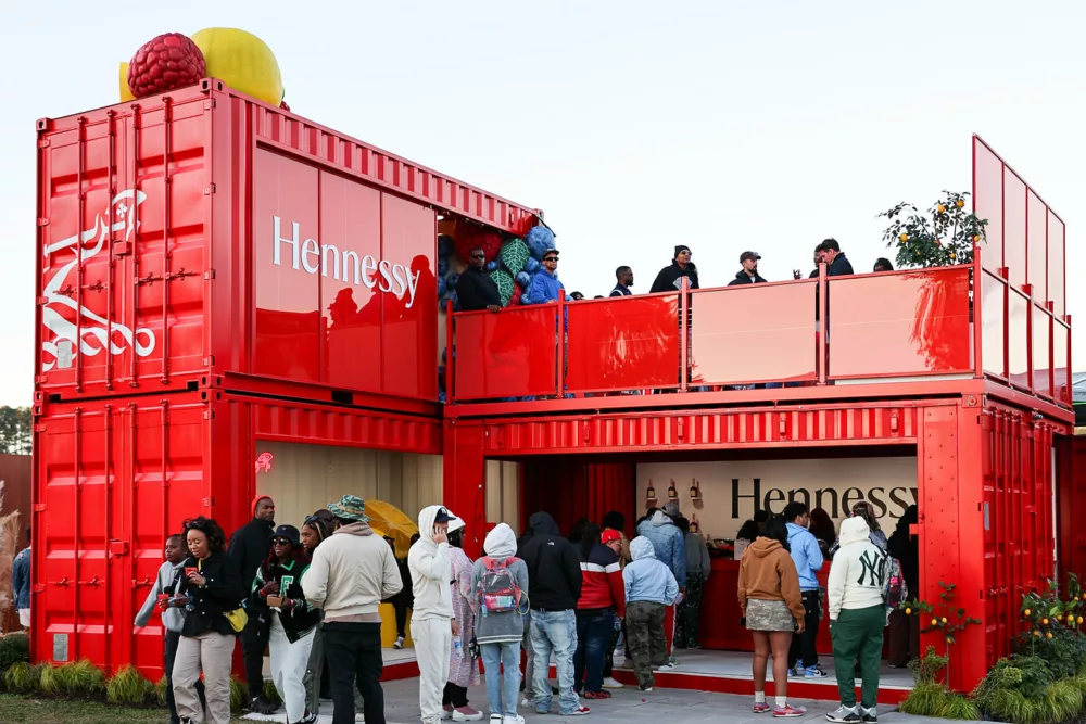 Hennessy Event Activation | Container Bar with Rooftop Deck