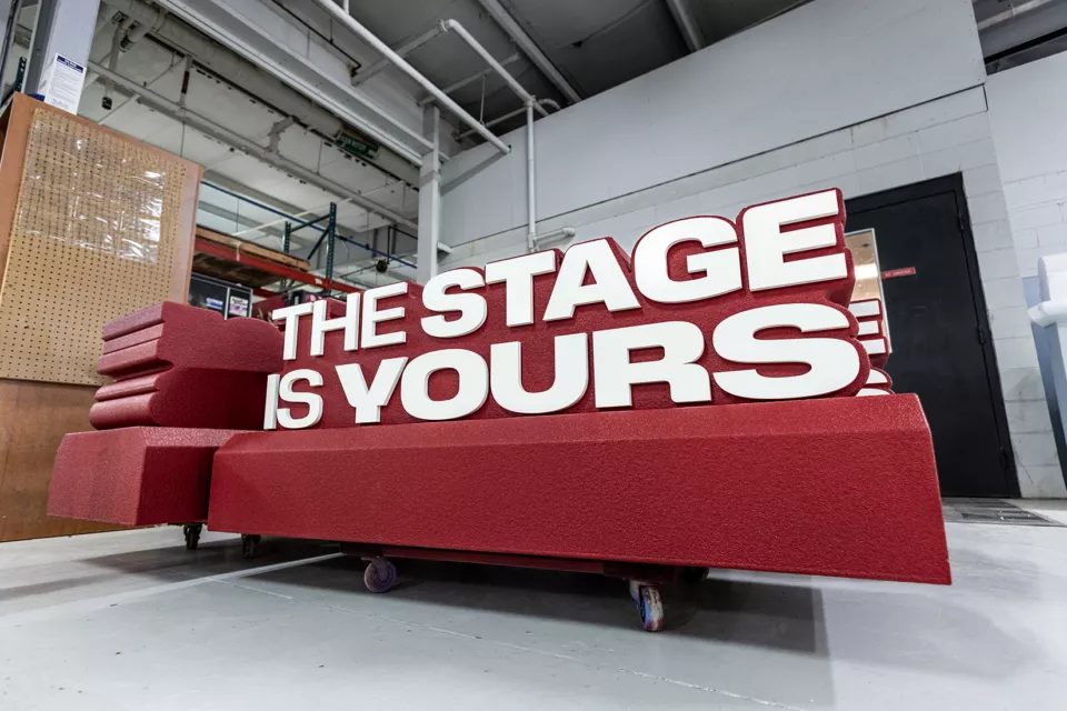 THE STAGE IS YOURS Foam BTS smaller