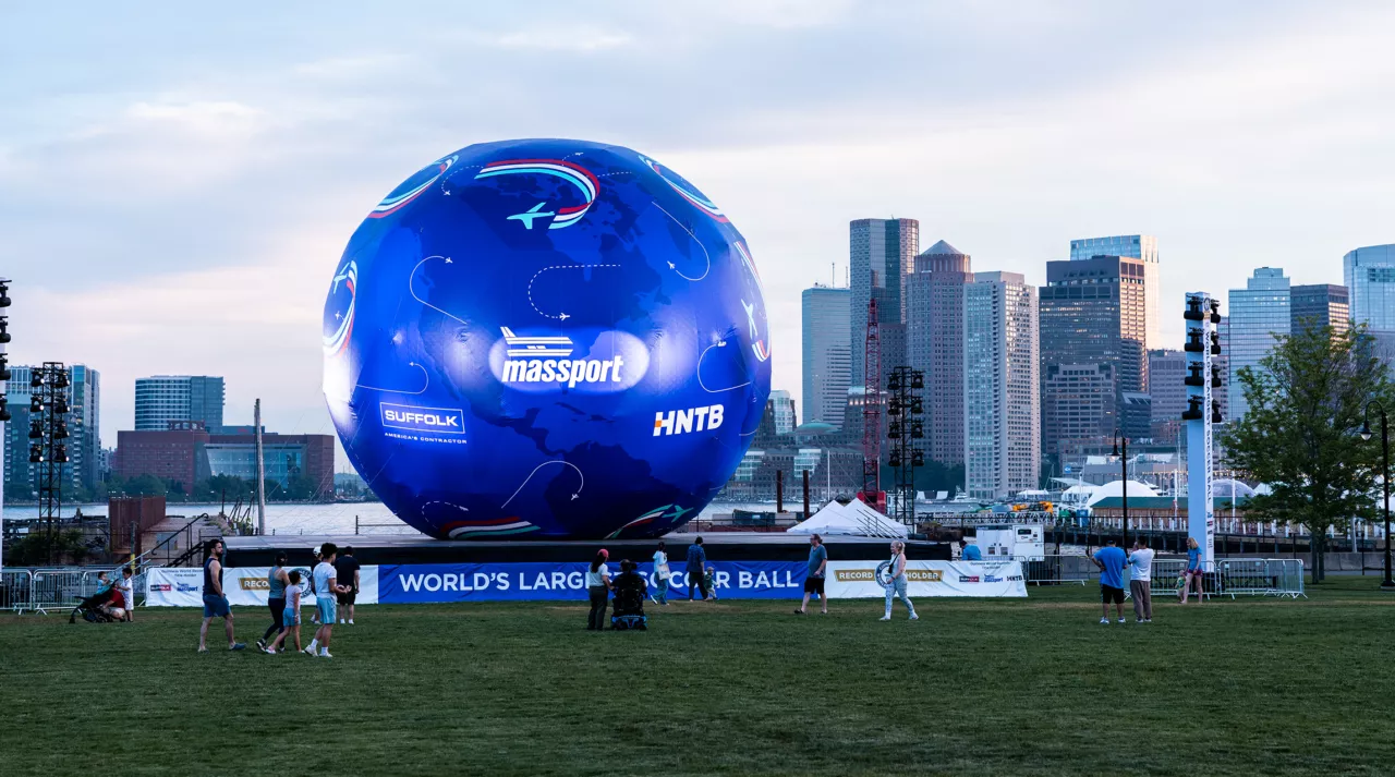Massport Soccer Ball Thursday Night Sunset 2 smaller