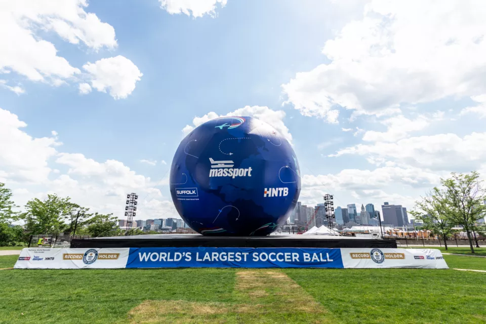 Massport Soccer Ball Thursday Install 49