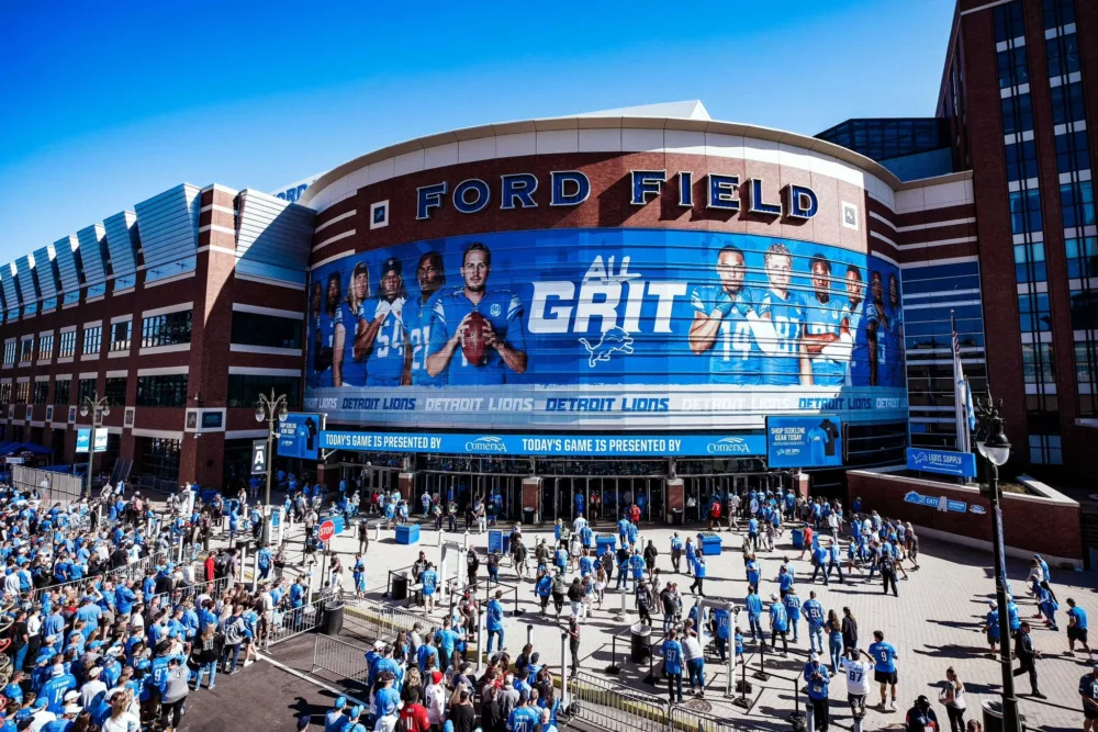 Large Scale Window Display | Sports Arena Signage