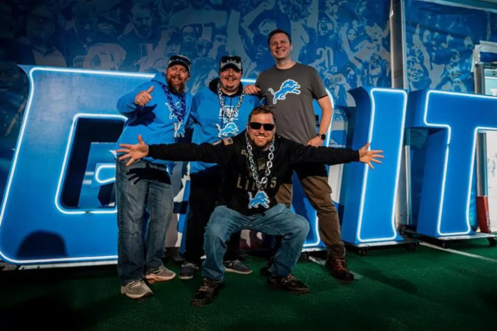 Detroit Lions Foam Letters