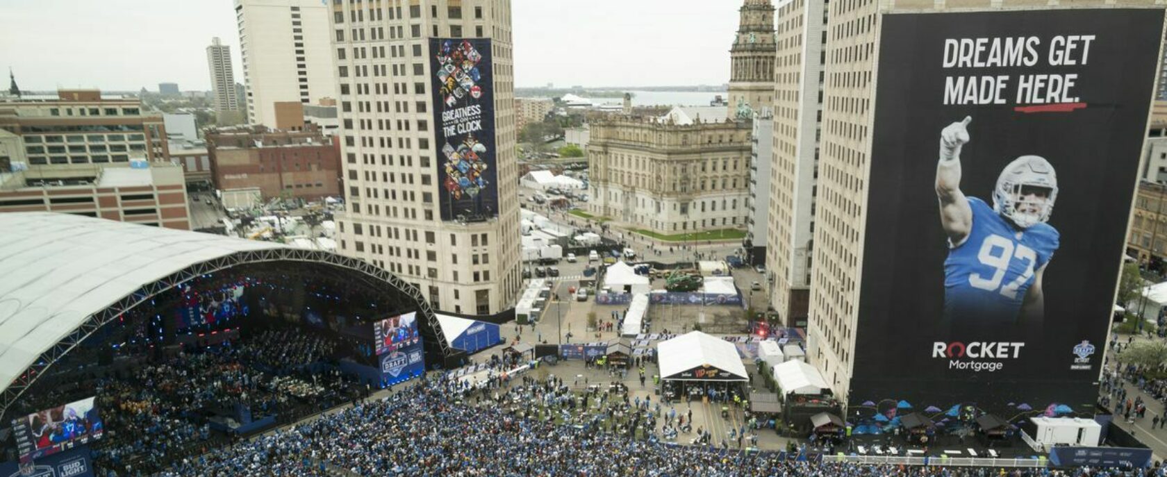 NFL Draft Building Wrap