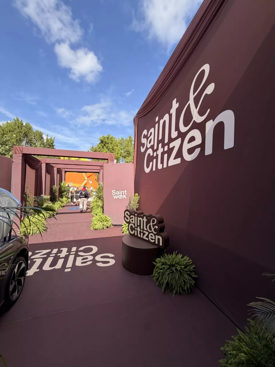 Saint Citizen Event Backdrop