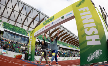 Event Truss Finish Line Arch Eugene Marathon