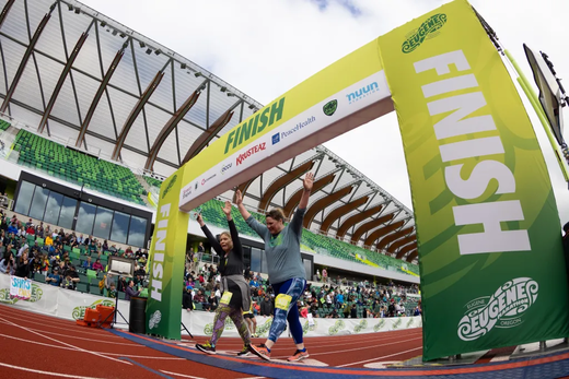 Event Truss Finish Line Arch Eugene Marathon