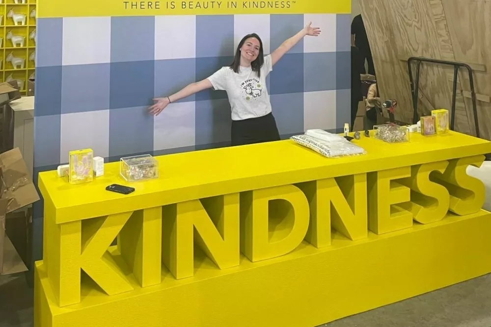 Foam Letters for Tradeshow Booth | Beekman Kindness