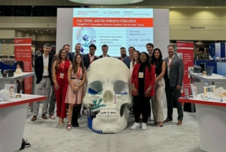 Johnson Johnson 3 D Printed Skull Tradeshow Booth