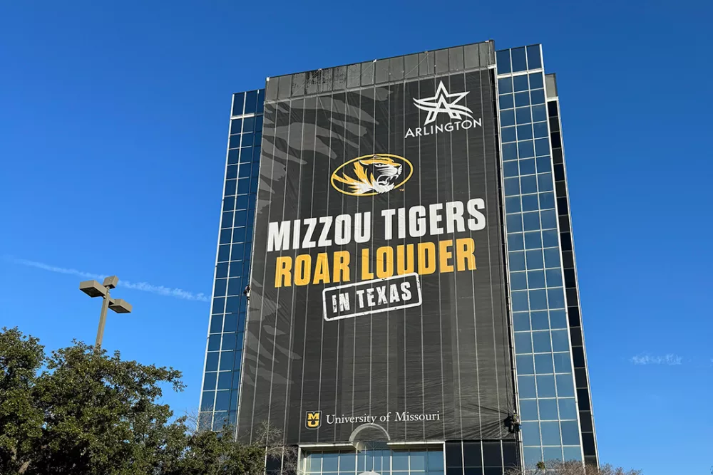 Sports Team Building Wrap | University Building Large Banner