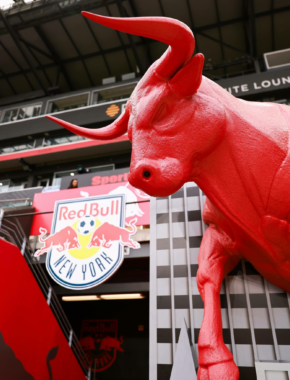 New York red Bulls Foam | Bull Sculpture