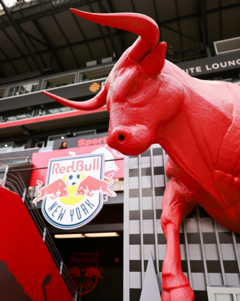 New York red Bulls Foam | Bull Sculpture