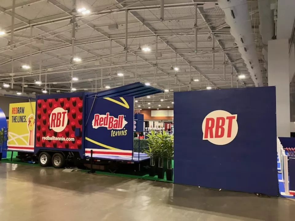 Red Ball Tennis Box Pop