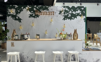 Custom Bar Countertop and Backdrop | Experiential Event Design