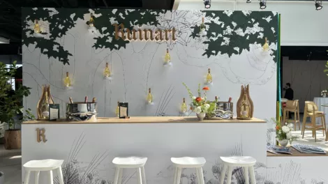 Custom Bar Countertop and Backdrop | Experiential Event Design