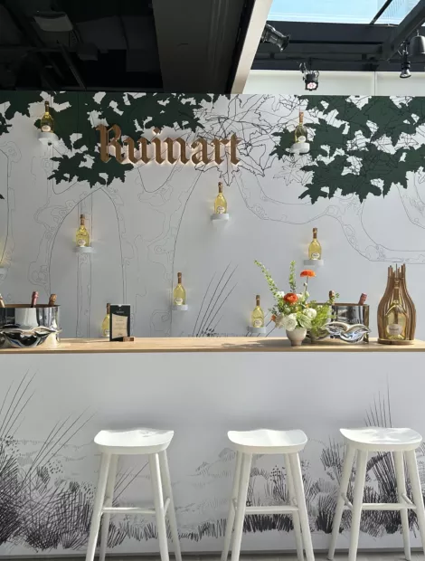 Custom Bar Countertop and Backdrop | Experiential Event Design