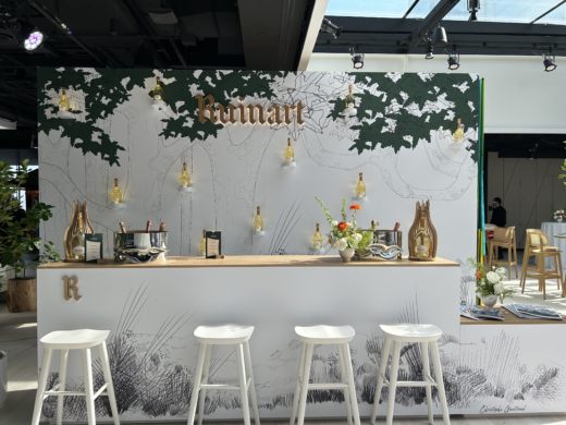 Custom Bar Countertop and Backdrop | Experiential Event Design