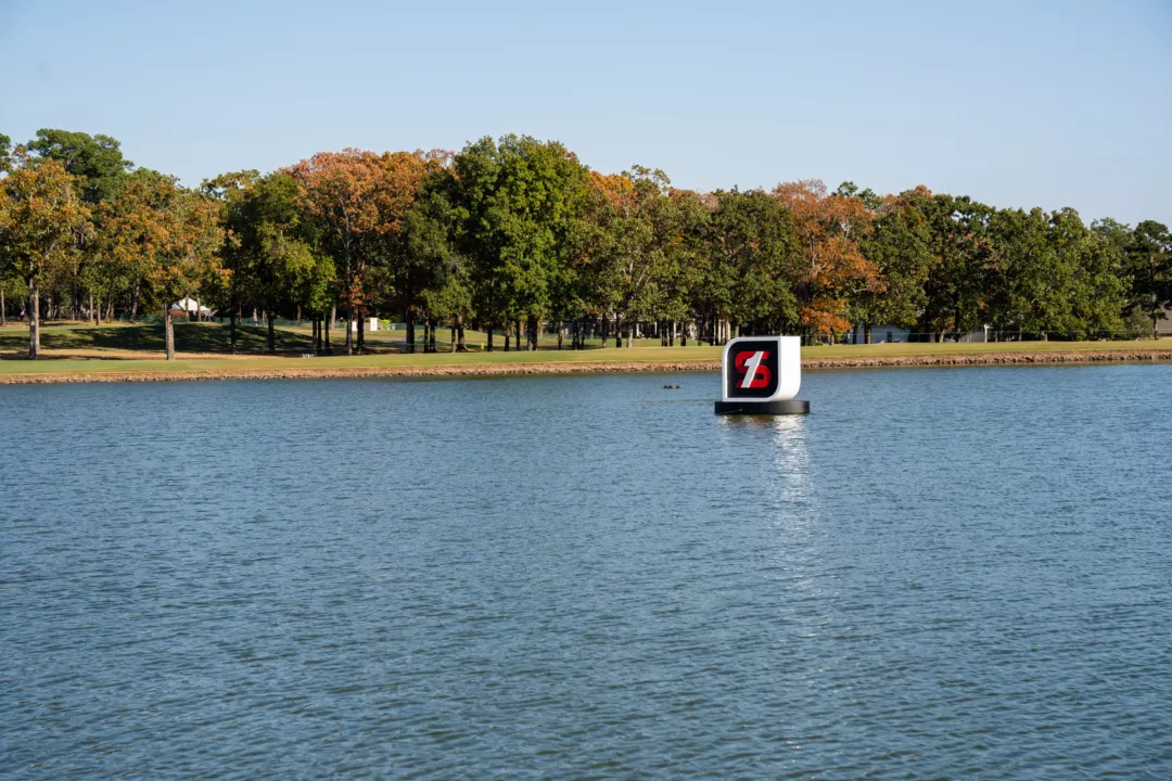 Golf Course Branding | Water Hazard Float