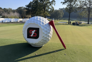 Giant Golf Ball Statue | Branded Large Golf Ball