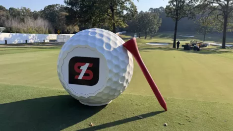 Giant Golf Ball Statue | Branded Large Golf Ball