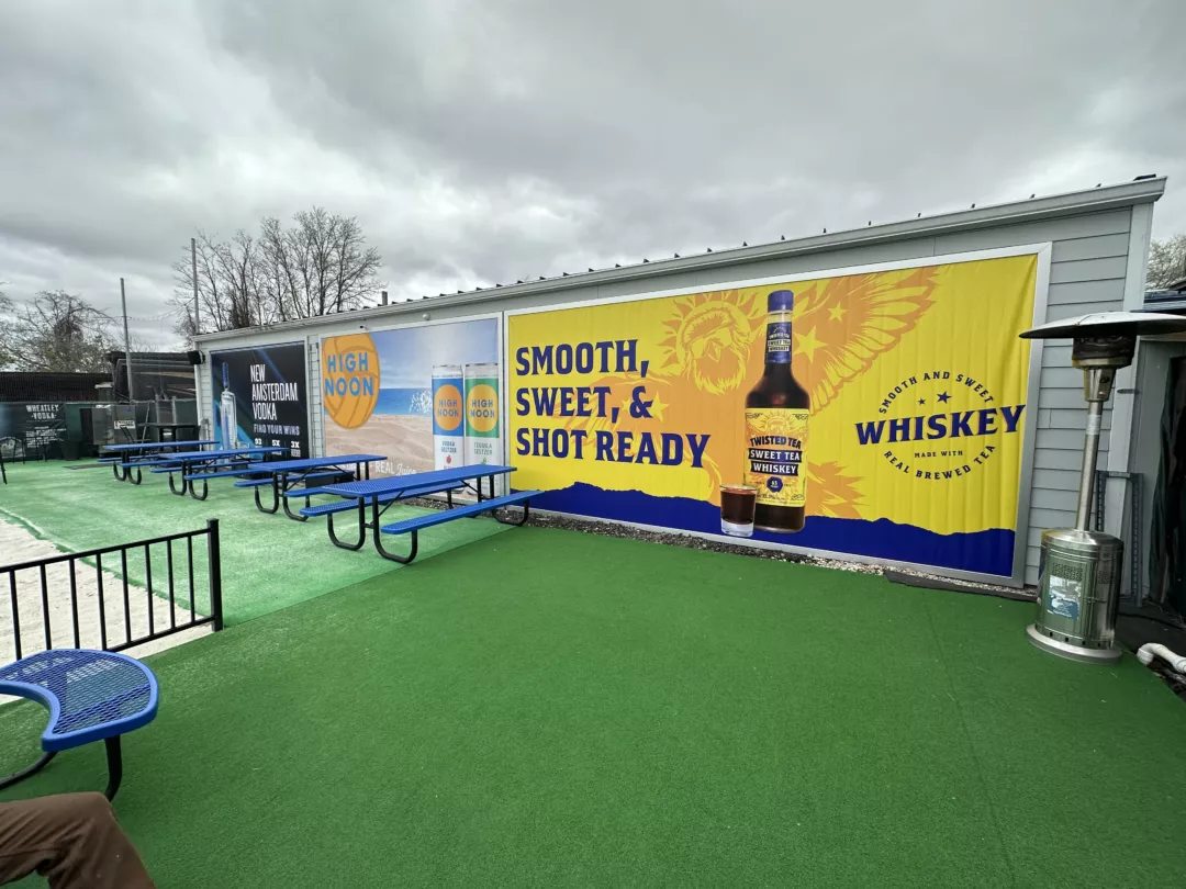twisted tea bannerstretch banner frame