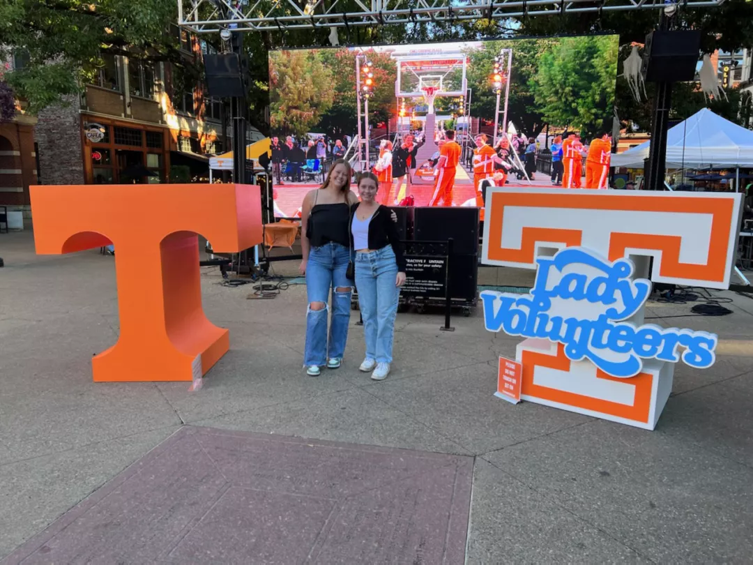 University of tennessee foam logo selfie sign
