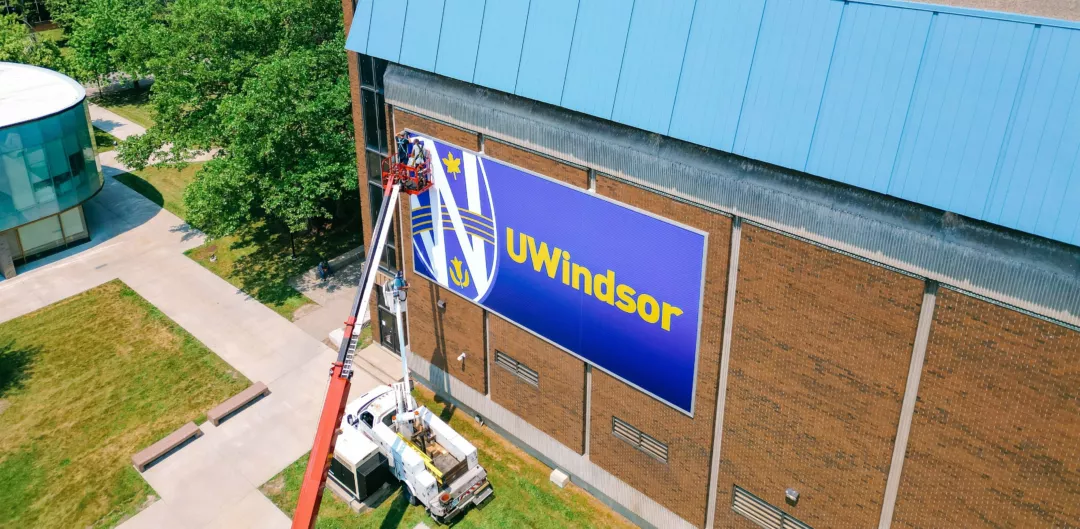 University Signage | Large Scale Banner Frames